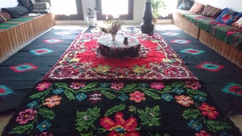 Traditional Bulgarian decor at an 18th century merchant's house in Melnik