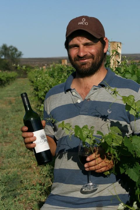 Bertie Coetzee with Lowerland's Valkameel Colombard