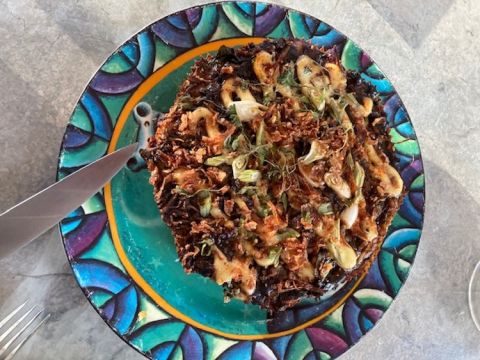 Mange on the Move Japanese savoury pancake