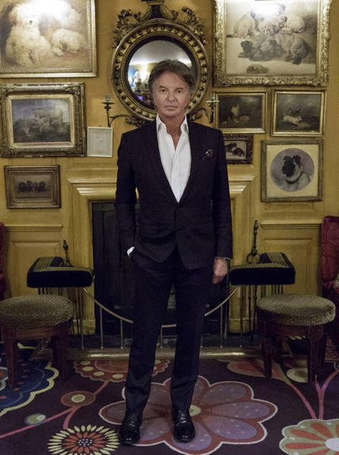 Richard Caring in one of his London clubs