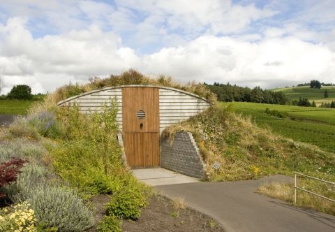 Sokol Blosser - LEED-certified barrel cellar