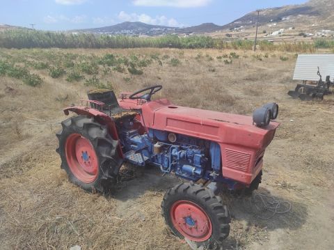 Vioma - Mr Nikos's red tractor, retired 20 years ago