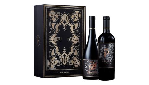Lady Penguine wine bottles and gift box