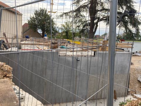 New cellar being dug at Domaine Rousseau, Gevrey-Chambertin