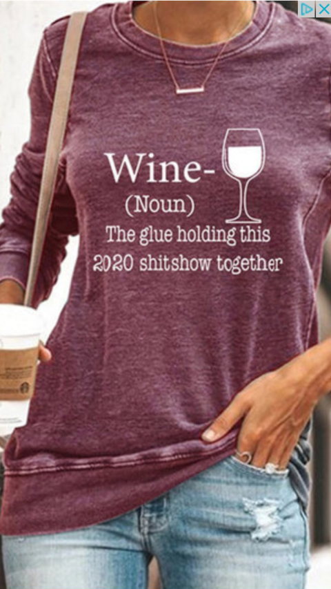 2020 shitshow message on a t-shirt