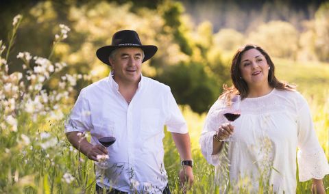 Rolando and Lorena Herrera of Mi Sueño Winery in Napa