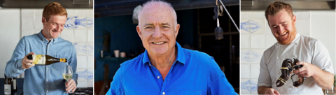 Charlie, Rick and Jack Stein of Padstow