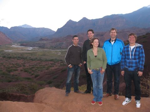 WWC21 Eames J - Jo Eames with her press group Argentina 2009