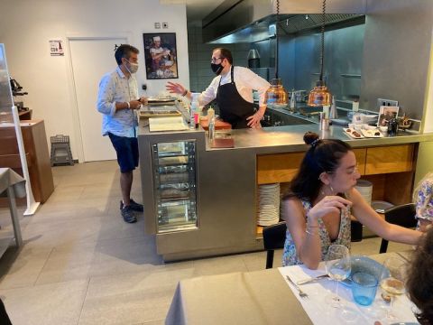 Ferran Centelles and Joan Romero at Cal Campaner