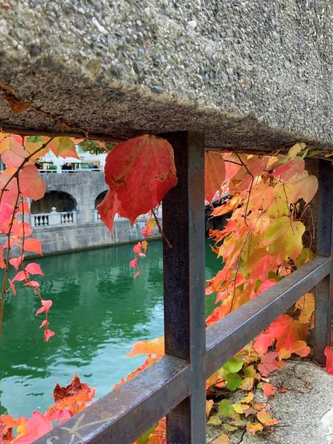 Ljubljana - the Ljubljanica River in autumn