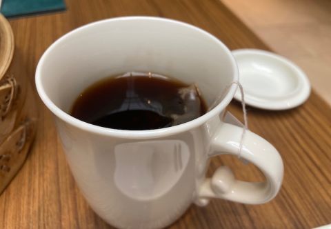 Puerh teabag at Din Tai Fung 