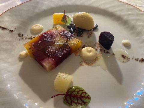 carrot terrine at Hambleton