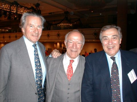 Barton and Cazes with Robert Mondavi at the New York Wine Experience