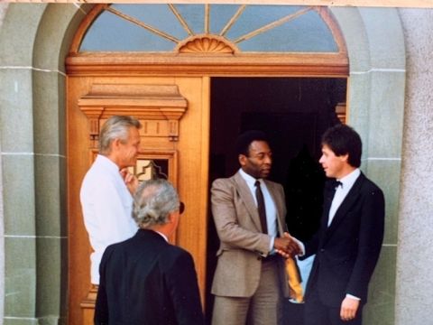 Fredy Girardet, Pelé - and John Davey