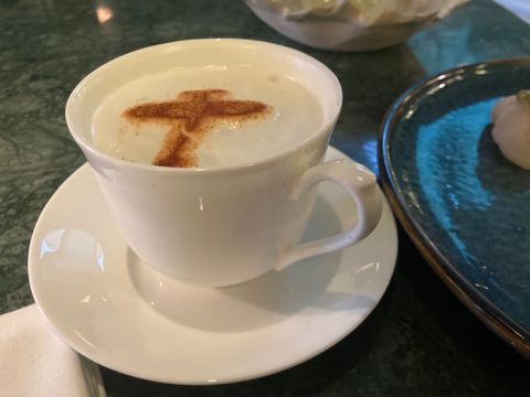Beaverbrook plane on a miso cappuccino