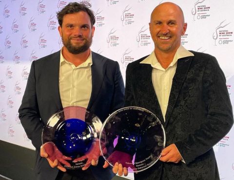 Photo of Glenn Goodall receiving an award