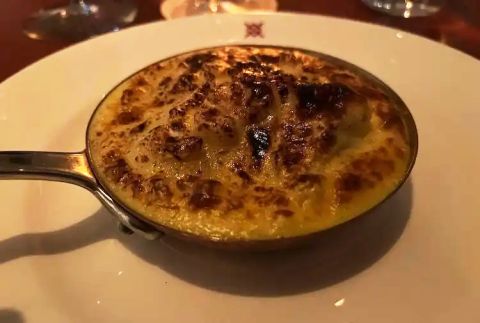 omelette Arnold Bennett at Mount Street Restaurant