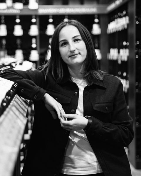 Vika sommelier at Goodwine Ukraine