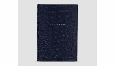 Smythoson leather-bound cellar book