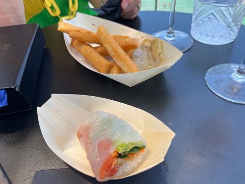 Spring roll and panisses