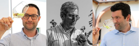 From left to right: Paolo, Valerio and Fabio Zenato