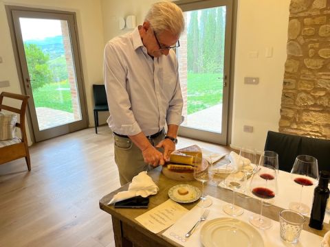 Carlo Ferrini and cheese