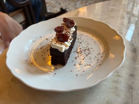 Midland Grand twice baked chocolate cake