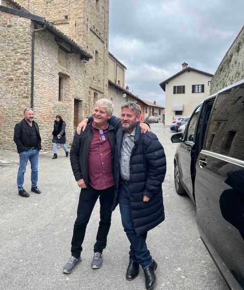 Gleave and Browett's farewell in Serralunga