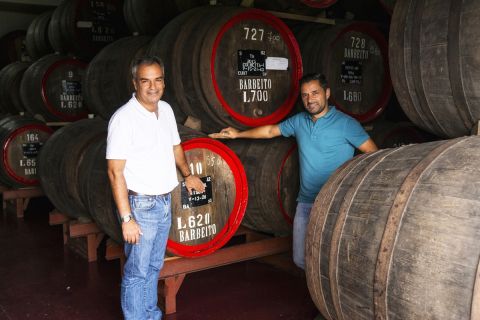 Barbeito's Ricardo Diogo Freitas on the left