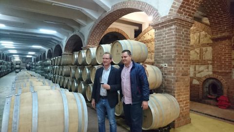 Klemen Lisjak and Marko Stojakovic at Tikves