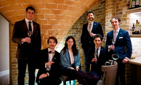 Oxford wine-tasting team 2024