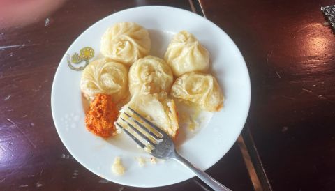 Momos in Bhutan