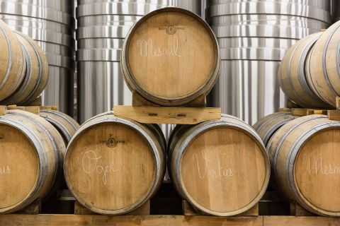 barrels at Champagne Bruno Paillard