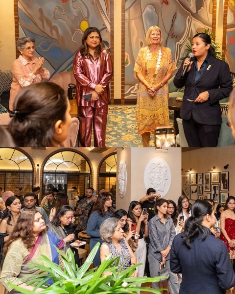 L to R: Reva Singh, Sonal Holland, JR and Susmita Bomzon
