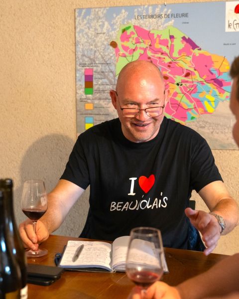 Alex Dale in Fleurie