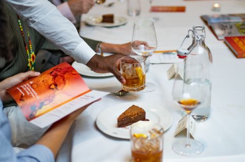 Quo Vadis dessert with cream sherry