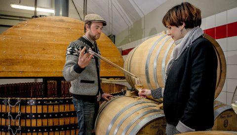 Clément Préaux and Laure Nicaise-Préaux © Champagne Louis Nicaise