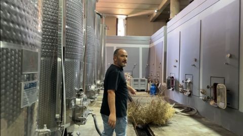 Walid Habchi in Ch Couvent winery