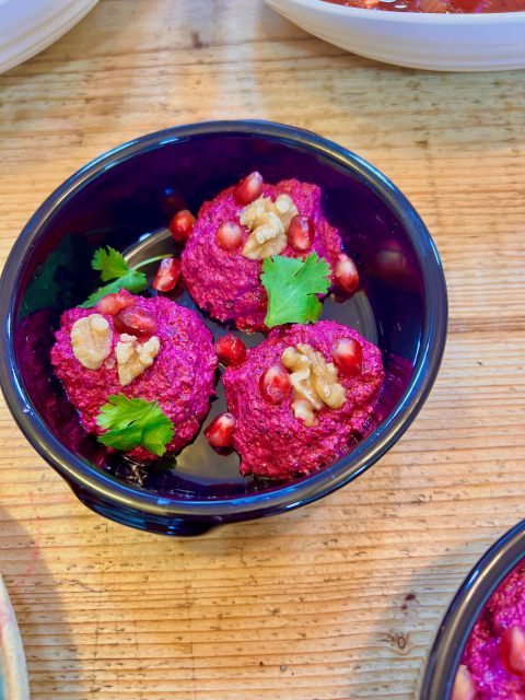 Beetroot Georgian pkhali