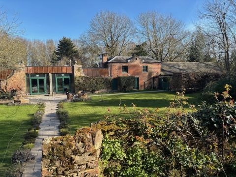 Updown restaurant exterior as seen from the hotel