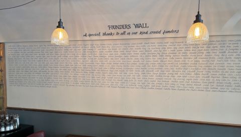 Les 2 Garcons Founders Wall