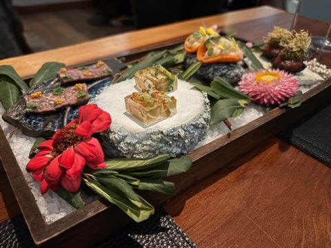 Aubergine's amuses bouches