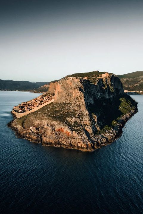 Monemvasia island courtesy Monemvasia Winery