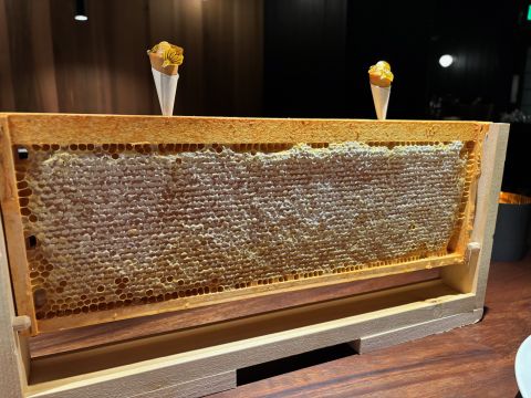 Enclos honey petit four