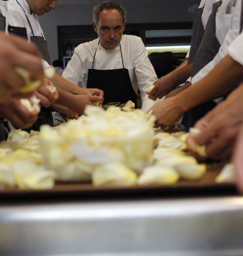Ferran Adria with brigade
