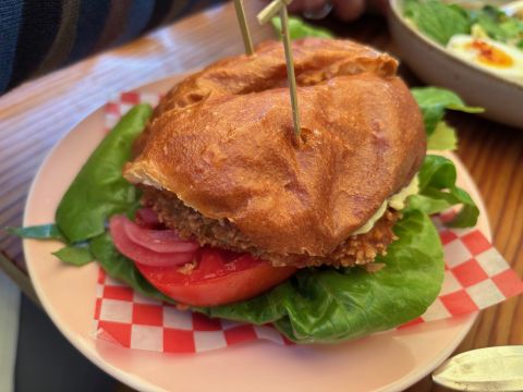 Valley green tomato sandwich