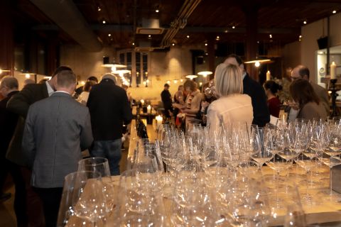 Caravan champagne tasting