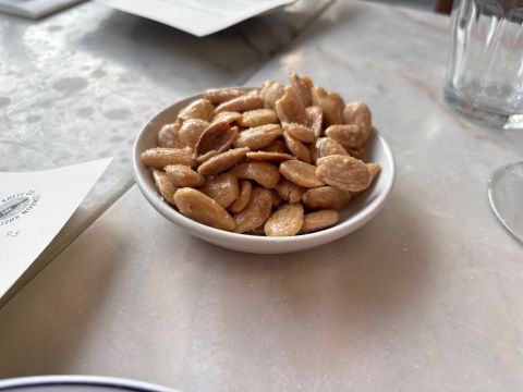 salted almonds