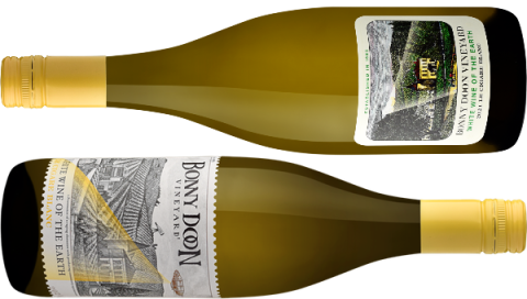 Two bottles of Bonny Doon Le Cigare Blanc