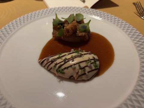 Bonheur crosnes and quail